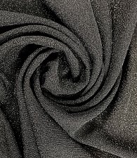 Трикотаж люрекс черн\черный