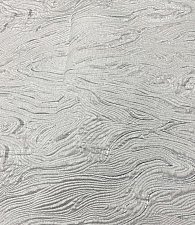 Жаккард белая\серебро волна